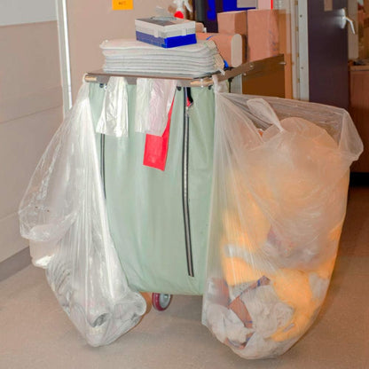 18 Gallon Clear Large Trash Bag, 95 Counts
