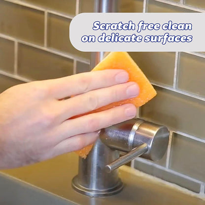 Scrub Daddy Large Steel Scouring Pads - Scour Daddy Steel XL Stainless Steel Dish Scrubber Sponge - Durable, Shred-Resistant Scour Pads - Bulk Kitchen Sponges & Commercial Cleaning Supplies (18 Count)