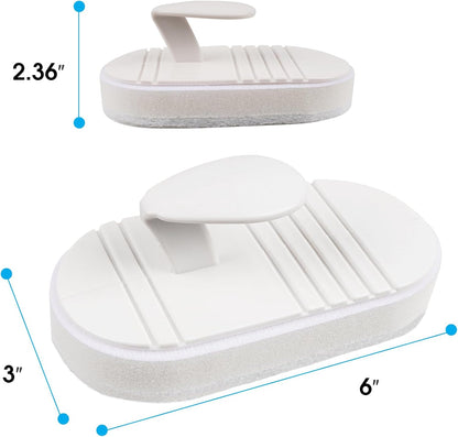 TidyMister Hot Tub & Spa Scrub Pad – Flexible Handheld Non-Scratch Scouring Pads for Pool Tile & Surface Cleaning, Replaceable Design, 2 Pack