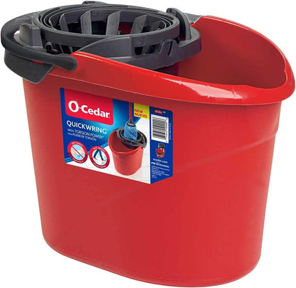 O-Cedar Quick Wring Bucket 2.5 Gallon Bucket With Wringer, 1 CT