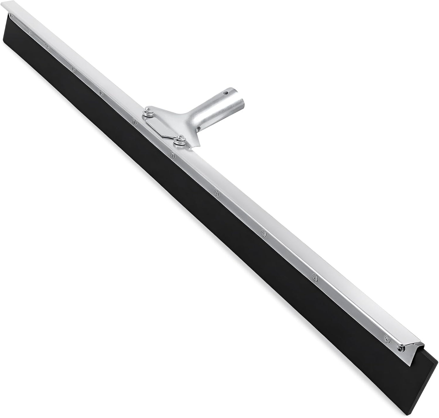 DSV Standard Garage Floor Squeegee 18’’, Neoprene Blade Asphalt Squeegee, Taper Pole Connection - Handle Sold Separately for Tiles, Concrete and Asphalt