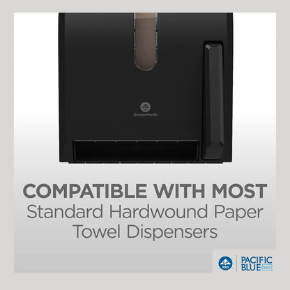 Georgia-Pacific Pacific Blue Basic Recycled Paper Towel Roll (Previously Branded Envision) by GP PRO (Georgia-Pacific), Brown, 26401, 350 Feet Per Roll, 12 Rolls Per Case