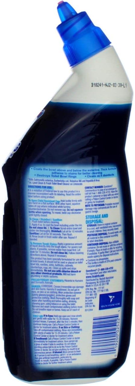 Lysol Power Toilet Bowl Cleaner Value Pack, 2 Count (Pack of 2) 2