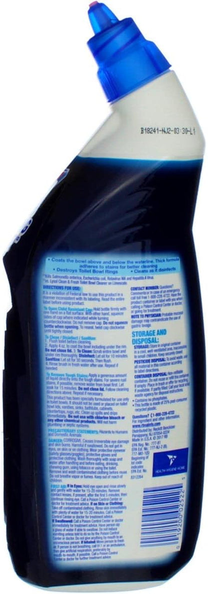 Lysol Power Toilet Bowl Cleaner Value Pack, 2 Count (Pack of 2) 2