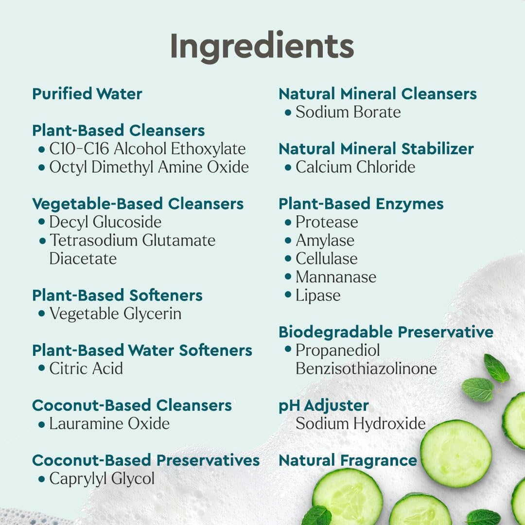 Puracy Pet Stain and Odor Remover - Enzyme Cleaner for Dog & Cat Urine and Poop on Carpet, Professional Pet Carpet Stain Remover, Cucumber & Mint, 25oz