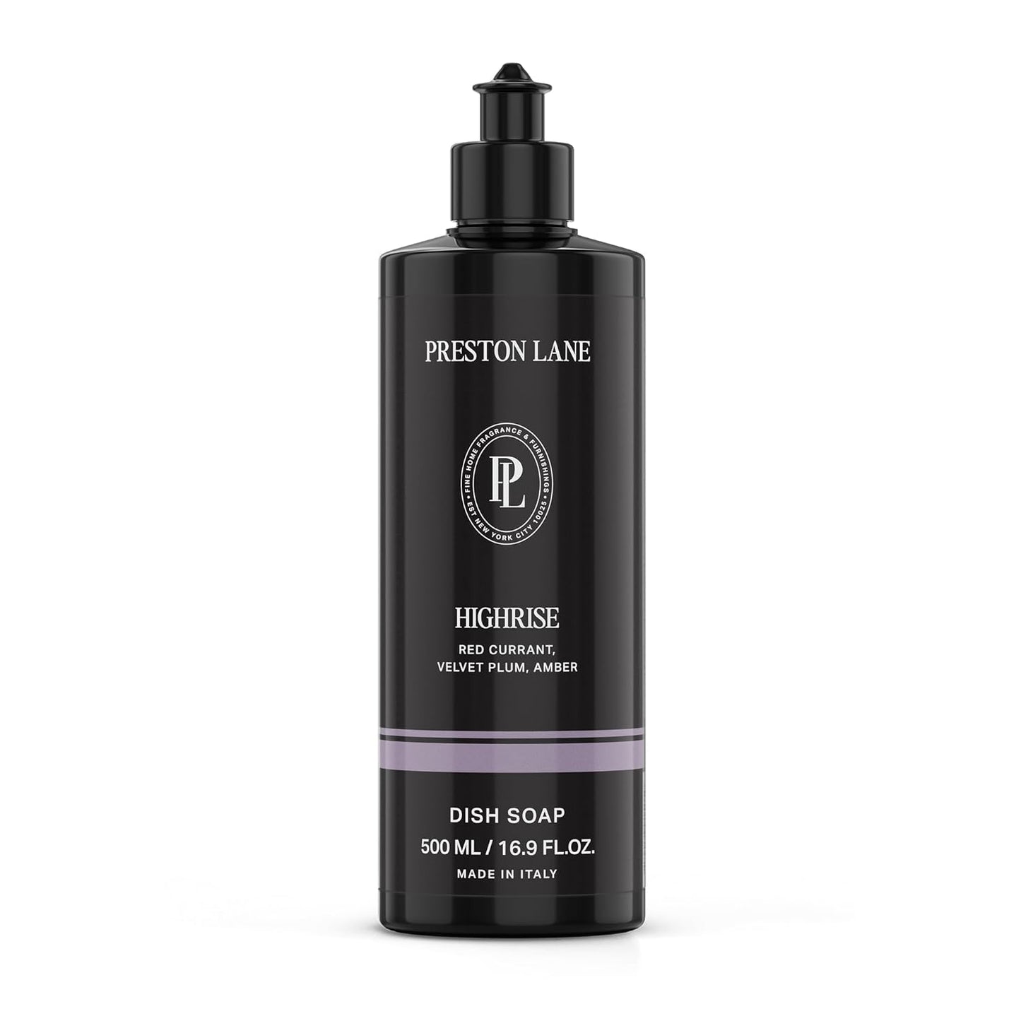 Preston Lane Luxury Dish Soap, Mayfair Scent | Plant Powered Formula with Essential Oils | Tough on Grease, Gentle on Hands | Vegan, Cruelty Free, Clean Ingredients