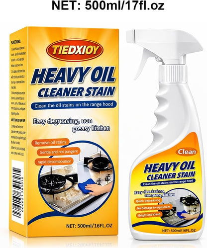 Heavy Oil Cleaner Stain, Stainless Steel Cleaner, Kitchen Appliances Cleaning Spray Remove Oil Dirt, Grime, and Grease for Oven, Microwave, stove top Cleaning Heavy-Duty Degreaser-16Fl.Oz