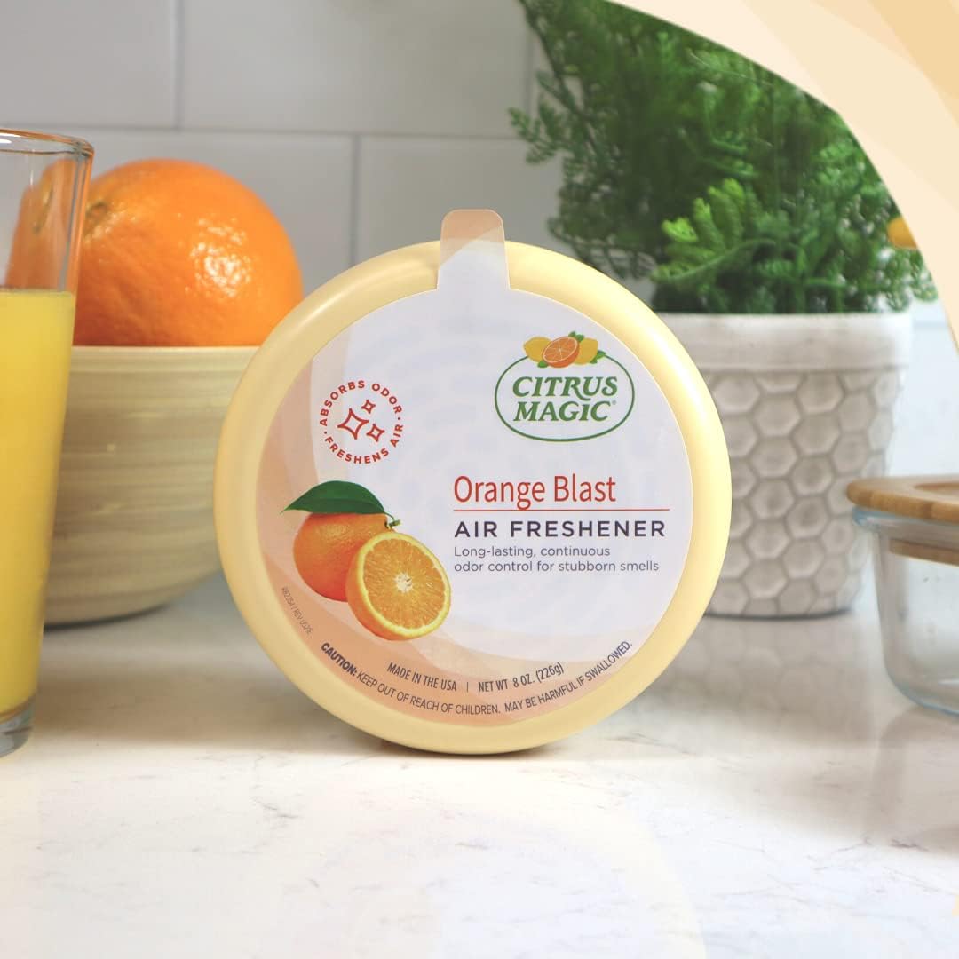 Citrus Magic Odor Absorbing Solid Air Freshener, Fresh Citrus, 8-Ounce, Pack of 1