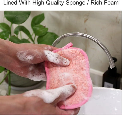 Sided Dishwashing Sponge Wipe Block Brush with Degreasing Function Household Kitchen Magic for Removing Oily Stains
