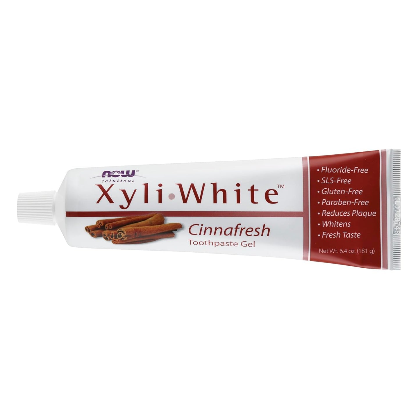 NOW Solutions, Xyliwhite™ Toothpaste Gel, Platinum Mint, Cleanses and Whitens, Fresh Taste, 6.4-Ounce