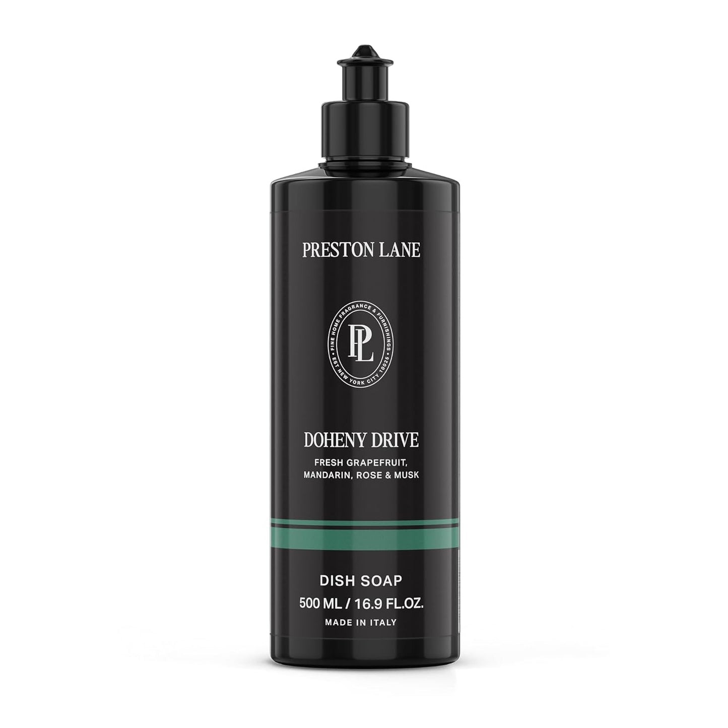 Preston Lane Luxury Dish Soap, Mayfair Scent | Plant Powered Formula with Essential Oils | Tough on Grease, Gentle on Hands | Vegan, Cruelty Free, Clean Ingredients