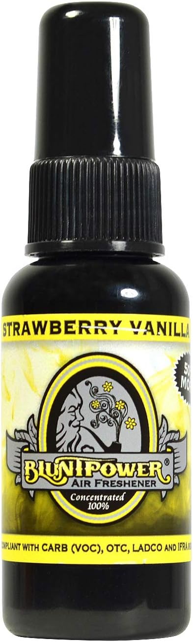 BluntPower Oil Based Concentrated Air Freshener and Oil for Diffuser - Air Freshener Spray For Room, Car, Bathroom - Concentrated Room Deodorizer & Odor Eliminator Spray - Cherry 1.5oz. (3 Pack)