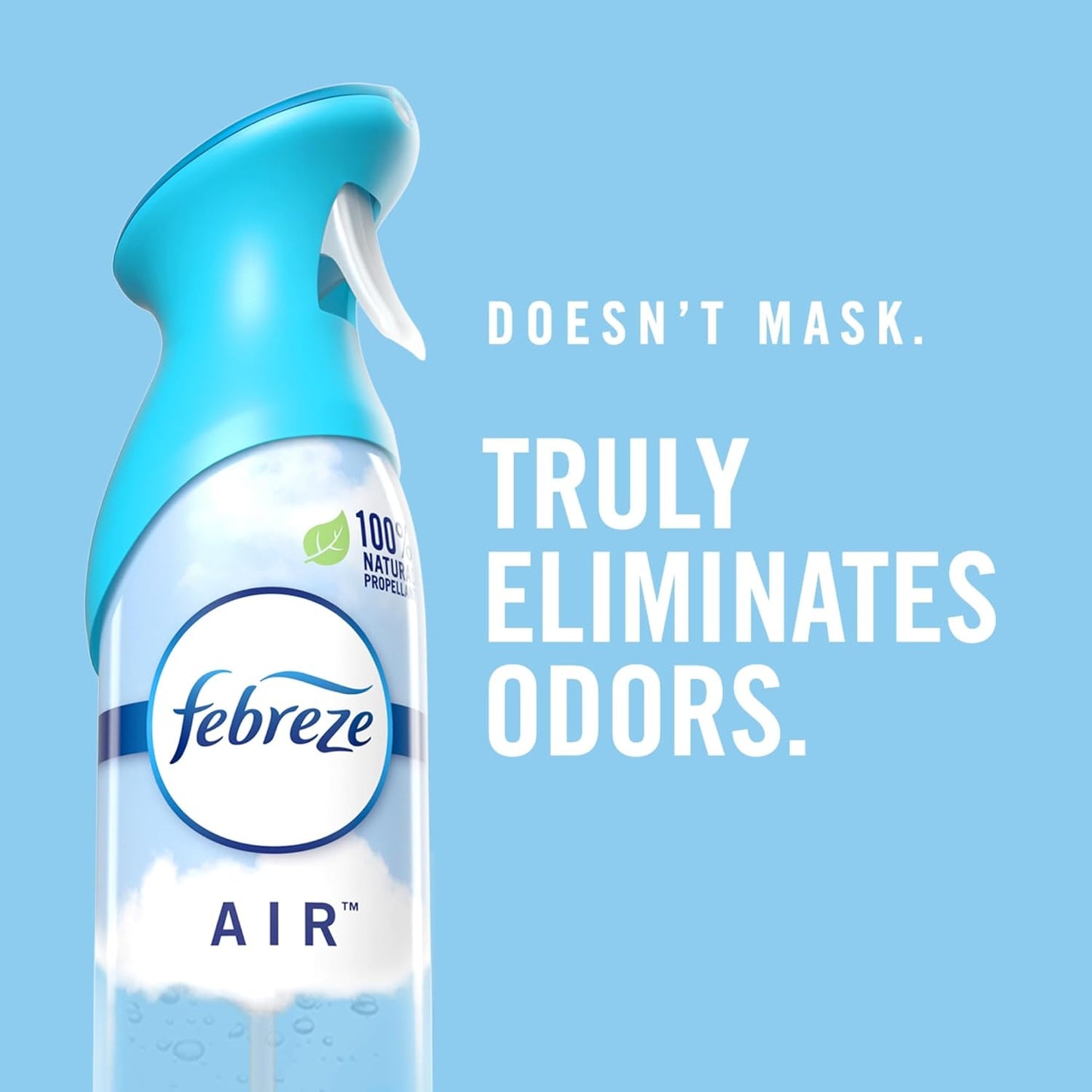 Febreze Air Mist Air Freshener Spray, Odor-Fighting Room Spray, Air Fresheners for Home and Bathroom and Kitchen, Aerosol Can, Mountain Scent, Purple, 8.8oz (Pack of 3)