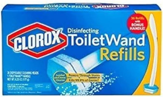 Clorox Toiletwand Refills + Wand model 30814, 36 Count(Pack of 1)