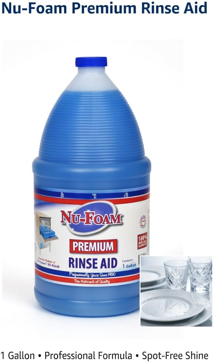 Nu-Foam Premium Rinse Aid - 1 Gallon
