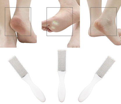 Professional Foot Files Callus Remover,Foot Scrubber for Dead Skin,Stainless Steel Foot Rasp-Pink（1 Pack）
