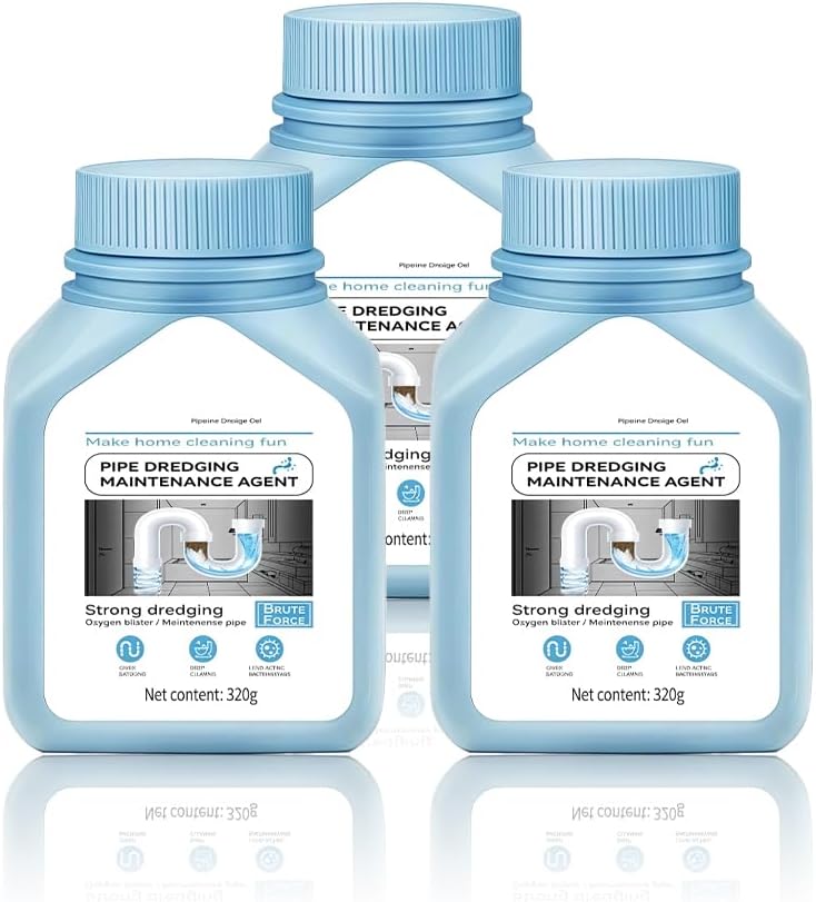 Drain Clog Remover Powerful Unclogging Sink Hair Cleaner for Kitchen, Shower Pipes and Drains (White 1PC)