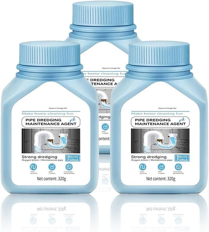 Drain Clog Remover Powerful Unclogging Sink Hair Cleaner for Kitchen, Shower Pipes and Drains (White 1PC)