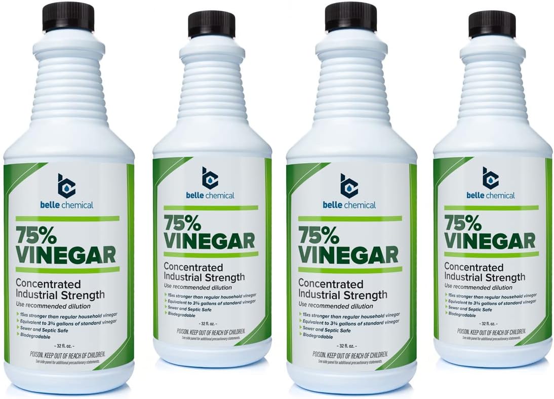 75% Pure Vinegar - Concentrated Industrial Grade 32oz