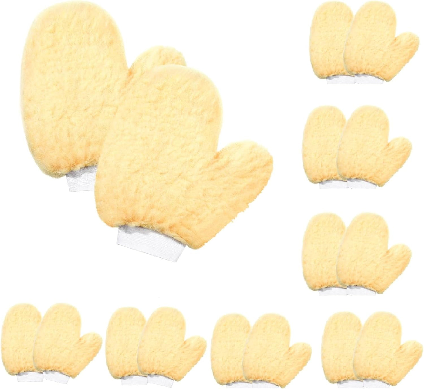 Remerry 12 Pcs Painters Mitt Painting Gloves with Thumb Paint Mitt Cleaning Dusting Gloves for Painters Decorators