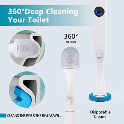 36-Piece Toilet Wand Refills, Disposable Toilet Bowl Cleaner Wand Compatible with Most Toilet Brushes,Disposable Toilet Brush Refill for Bathroom Cleaning