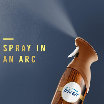 Febreze Air Mist Air Freshener Spray, Odor-Fighting Room Spray, Air Fresheners for Home and Bathroom and Kitchen, Aerosol Can, Mountain Scent, Purple, 8.8oz (Pack of 3)