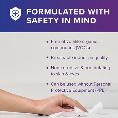 Oxivir Diversey Tb 5388471 Ready-to-Use Disinfectant Cleaning Wipes, Accelerated Hydrogen Peroxide, Large 7x8-Inch Sheets, 60-Wipes, 1-Slim Canister