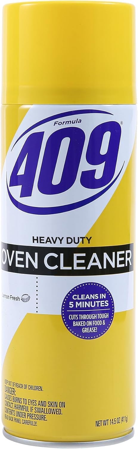409 Fume Free Oven Cleaner 19oz Aerosol, Fresh Scent, Cuts Through Grease & Grime on Contact, A Powerful Clean You Can Trust, Fresh Scent, 19 Oz | Grill Cleaner, Stove Top Cleaner