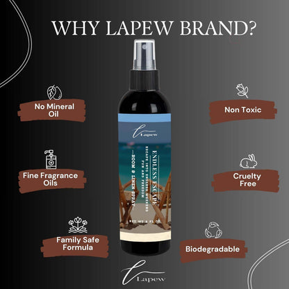 Lapew Room & Linen Spray | Fragrance Mist for Home, Car & Office | Fabric & Air Freshener | Neutralizing Mist | Made in USA | Cozy Cinnamon & Apple - Colors A