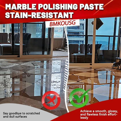 Granite Polishing Paste, Marble Cleaner Countertop, Quartz Polish, Granite Polishing Kit | Marble Cleaner and Polish - Enhances Shine & Maintenance, Safe for Stone Surfaces, 2.2LB (2 - PCS)