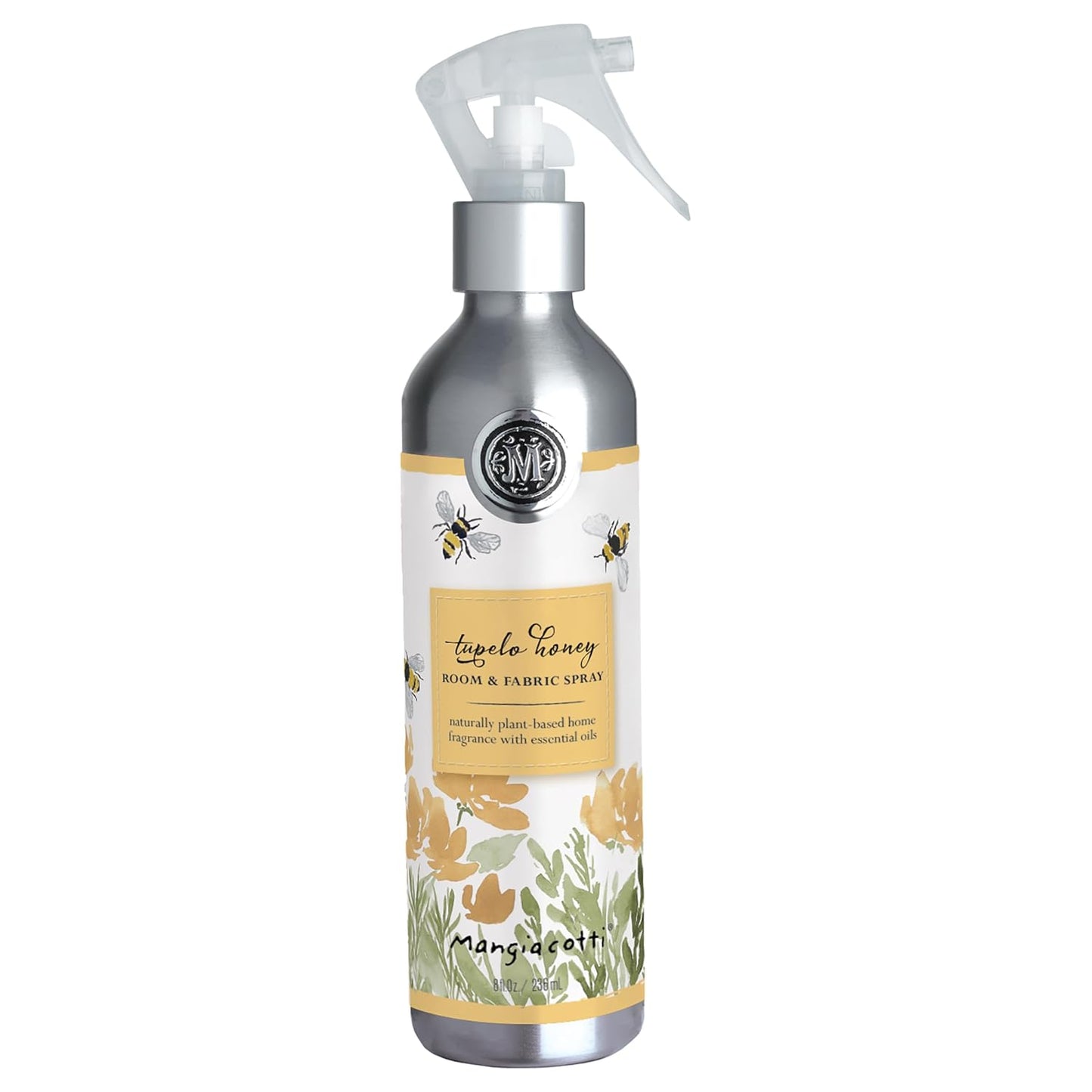Mangiacotti Room Spritz Fabric Deodorizer Air Freshener Spray | Naturally Plant-Based with Essential Oils Room Fragrance, 8 Ounces, Gingerbread