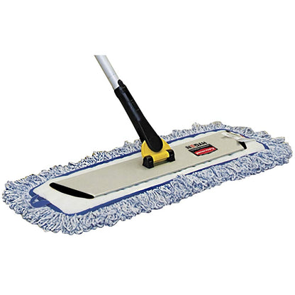 Rubbermaid Commercial Products HYGEN Microfiber Quick-Connect Mop Frame, 24 inch, Silver, for Janitorial/Professional/Industrial Cleaners for Heavy-Duty Floor Cleaning/Mopping/Dusting
