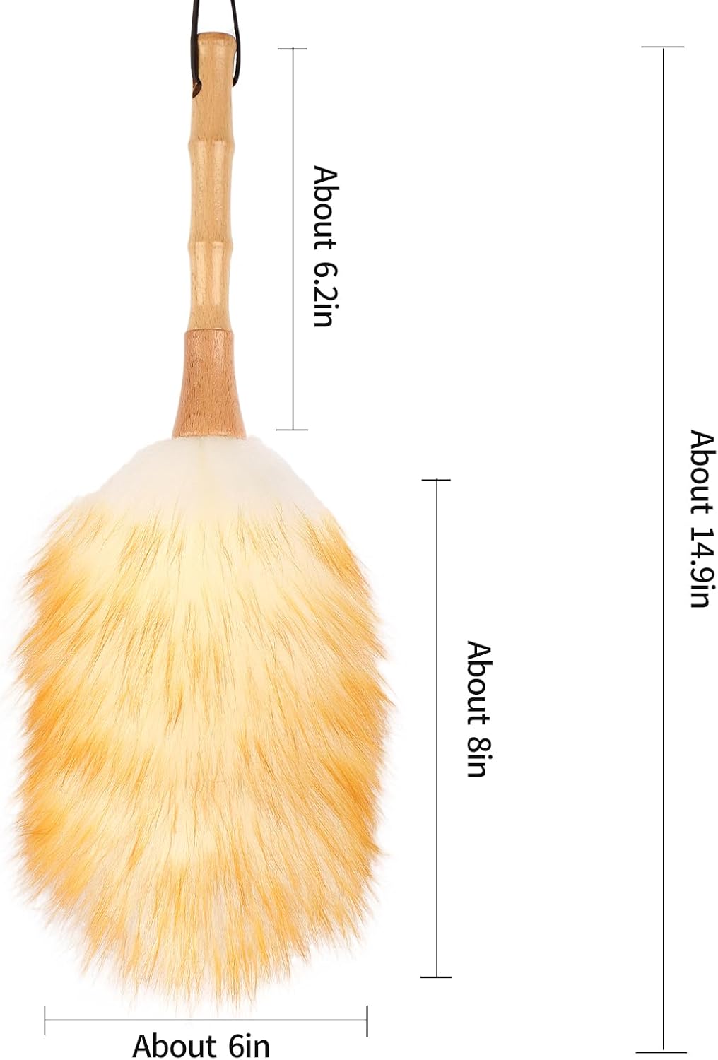 Extendable Cleaning Duster,66.9Inch Telescoping Feather Dusters with Stainless Steel Extension Pole for Cleaning High Ceiling Fan, High Ceilings,Furniture