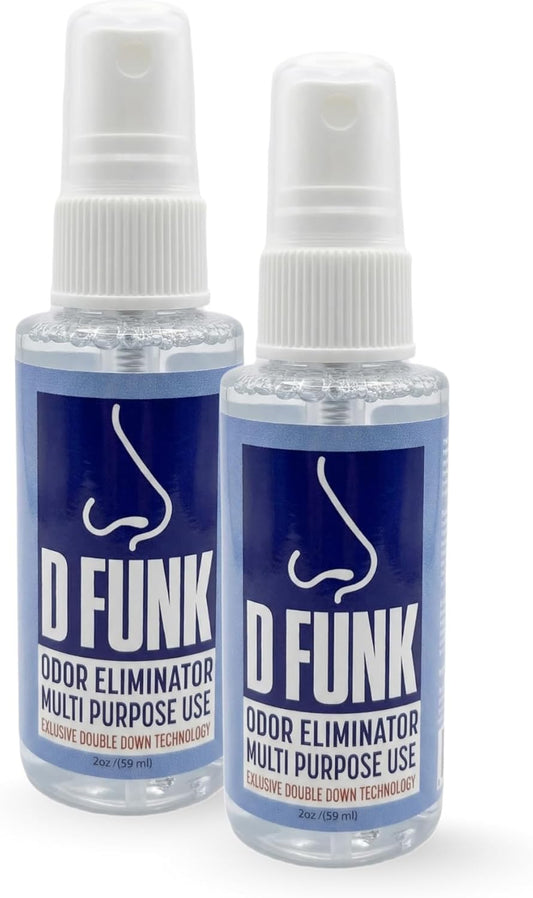 Ardent D Funk Odor Eliminator for Strong Odor, 2 Pack, 2 oz. Bottle, Spray to Remove Smells and Odors, Pet Supplies, Sport Shoes and Equipment, Coolers, Made in USA