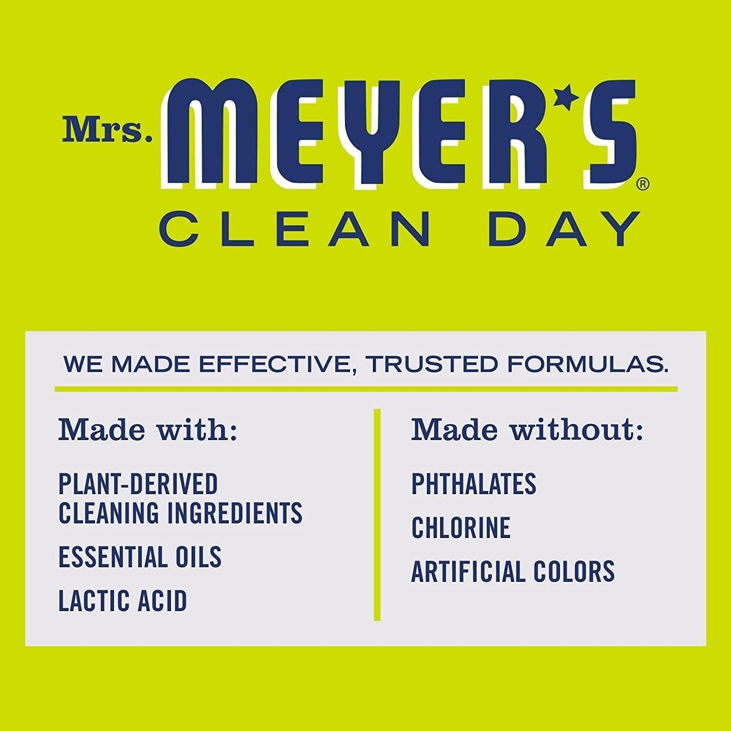 Mrs. Meyer’s Clean Day Liquid Toilet Bowl Cleaner, Stain Removing, Lemon Verbena Scent, 24 oz