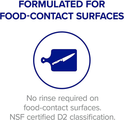 PURELL Foodservice Surface Sanitizer, Fragrance Free, 1 Gallon Surface Sanitizer Pour Bottle Refill (Pack of 4) - 4341-04