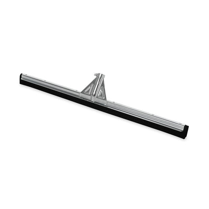 Rubbermaid Commercial Products Heavy-Duty Floor Dual Squeegee Black for Warehouses/Concrete/Car Garage/Basement Floor