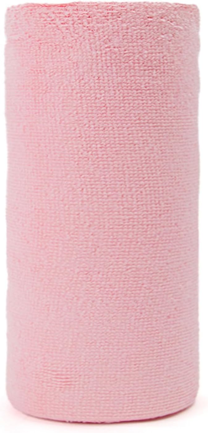 Microfiber Cleaning Cloths Roll of 20 - Tear-Off Reusable Washable Towels, 9.8x9.8 Inches, Absorbent and Lint-Free, Scratch-Free for Car Detailing, Household Cleaning, Kitchen, Windows(Yellow)