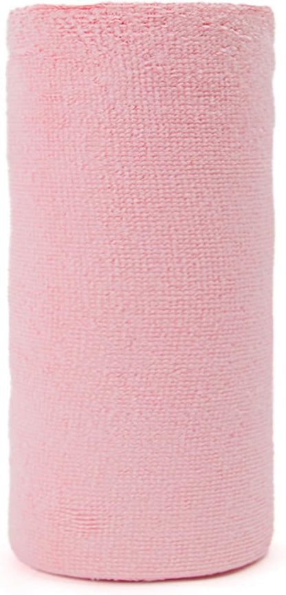Microfiber Cleaning Cloths Roll of 20 - Tear-Off Reusable Washable Towels, 9.8x9.8 Inches, Absorbent and Lint-Free, Scratch-Free for Car Detailing, Household Cleaning, Kitchen, Windows(Yellow)