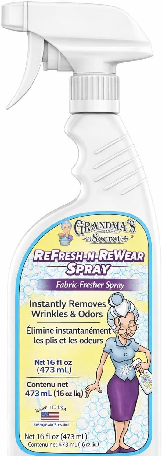 Grandma's Secret Spot Remover Laundry Spray - Chlorine, Bleach and Toxin-Free for Clothes - Fabric Stain Remover Removes Oil, Paint, Blood and Pet Stains - 16 oz & 2 oz Combo, DuoPack