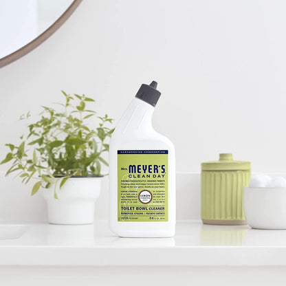 Mrs. Meyer’s Clean Day Liquid Toilet Bowl Cleaner, Stain Removing, Lemon Verbena Scent, 24 oz