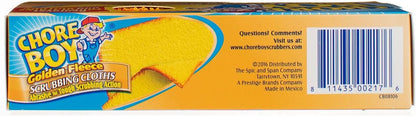 Chore Boy Golden Fleece Scrubbing Cloth, 2 ct-2 pk