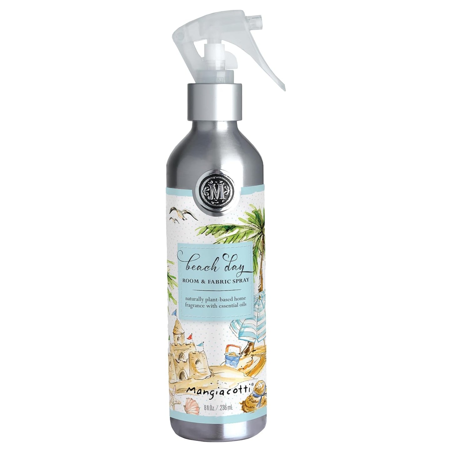 Mangiacotti Room Spritz Fabric Deodorizer Air Freshener Spray | Naturally Plant-Based with Essential Oils Room Fragrance, 8 Ounces, Gingerbread