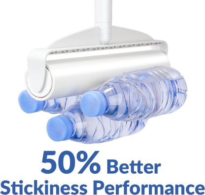 Large Lint Rollers for Carpet: Sticky Rollers for Floor DELOMO 9.45 in with 3 Extendable Handle, Long Handle Sticky Mop for Cleaning Carpets, Cars, Bedding, Couches, and Pet Hair - for Pet Homes