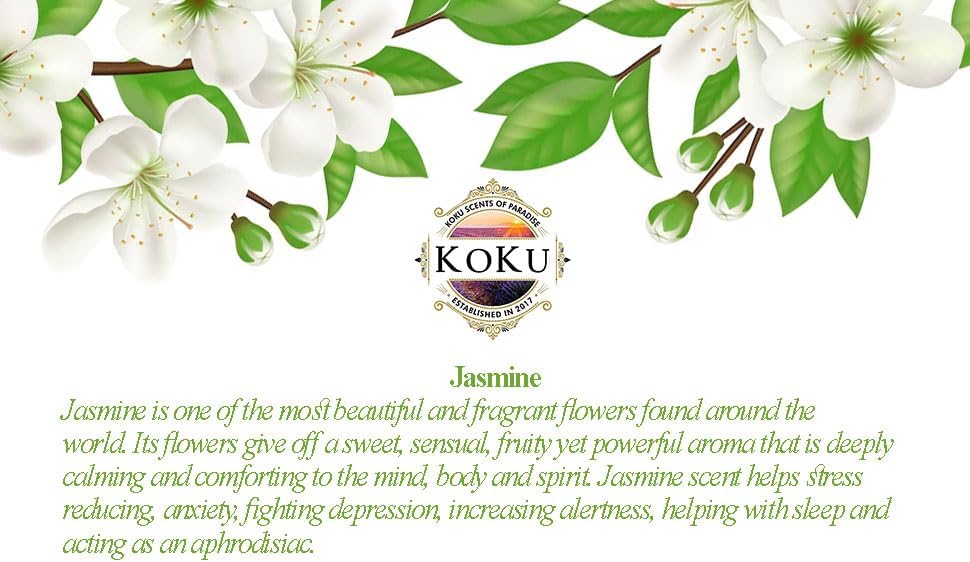 Jasmine Air Freshener - Room Spray - Odor Eliminator - Deodorizer - Car Air Freshener - Home Spray - Linen Spray - Fabric Refresher - Non-Toxic - Alcohol Free – 8 Oz