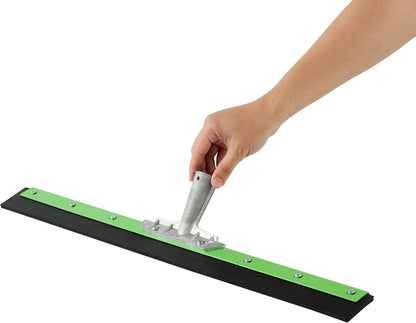 Restaurantware-SQUEEGEE ONLY: Clean Tek Professional 29.92 Inch Floor Squeegee, 1 Broom With Double Rubber Blade - Handle Sold Separately, Heavy-Duty, Steel Wiper For Concrete Floor