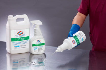 Clorox Healthcare Hydrogen Peroxide Cleaner Disinfectant, Bleach Free, 32 Fluid Ounces (Package May Vary)
