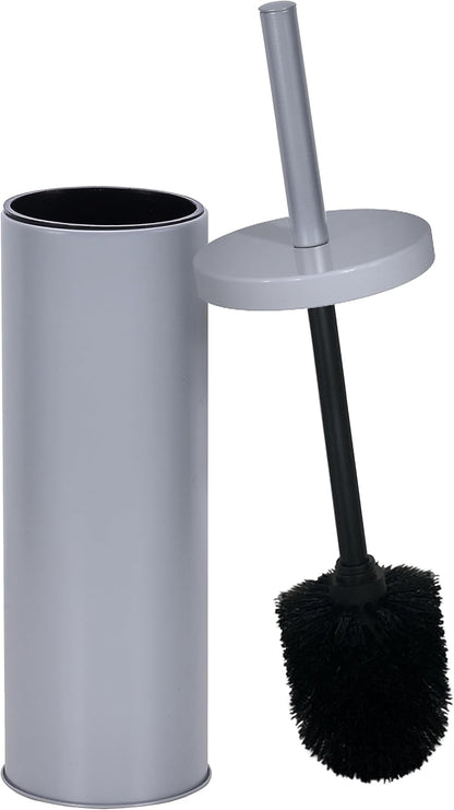 Deep & Sturdy Toilet Bowl Brush with Holder - Durable Scrubbing - Toilet Cleaners - Household Essentials - Bathroom Cleaner - Cleaning Supplies - Household Supplies, Painted Satin Gold