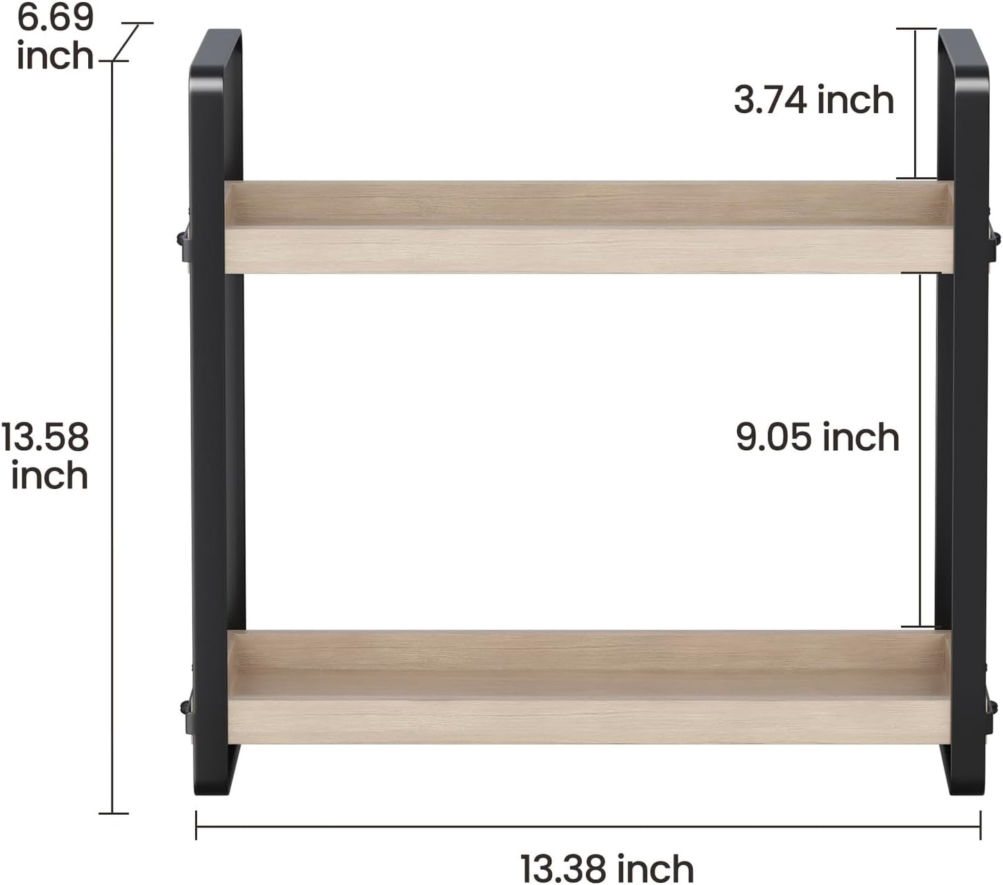 HNRLOY Bathroom Counter Organizer,Bathroom Countertop Organizer,Counter Shelf,Countertop Storage,Organization and Storage,Makeup Shelf,Sink Caddy(Brown 3 Tier)