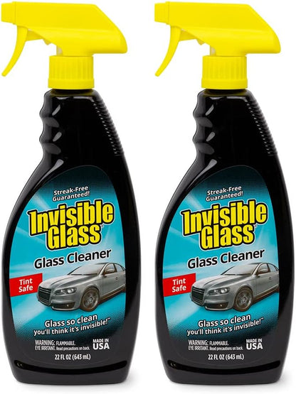 Invisible Glass 92164 Premium Glass Cleaner Spray for Car Windshields and Windows, Automotive and Home Window Cleaner, Streak-Free, Ammonia-Free, Tint-Safe – 22 fl oz